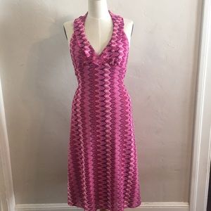 Betsy Johnson Pink Halter Dress